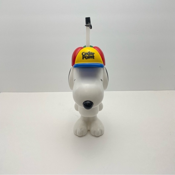 PEANUTS Cedar Point Snoopy Travel Drinking Sip Bottle Cup And Straw - Picture 11 of 15